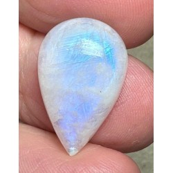 Teardrop 21x13mm Rainbow Moonstone Cabochon 72