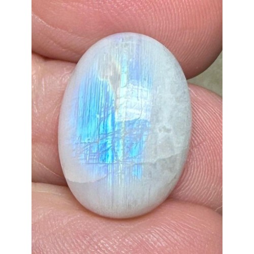 Oval 18x13mm Rainbow Moonstone Cabochon 75