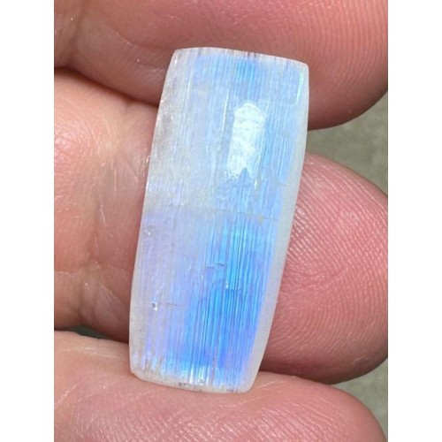 Rectangle 23x10mm Rainbow Moonstone Cabochon 78