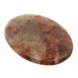 Oval 47x33mm Red Moss Agate Cabochon 01