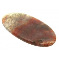 Oval 60x29mm Red Moss Agate Cabochon 02