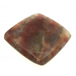 Square 27x27mm Red Moss Agate Cabochon 05