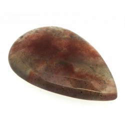 Teardrop 32x21mm Red Moss Agate Cabochon 06