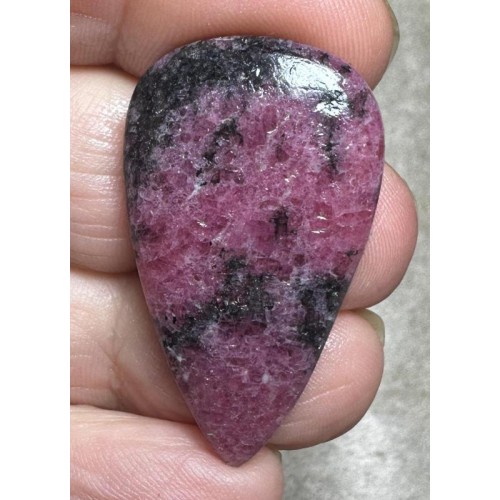 Teardrop 37x22mm Rhodonite Cabochon 37