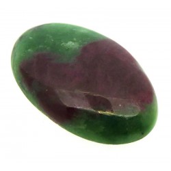 Oval 31x20mm Ruby Zoisite Cabochon 07