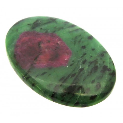 Oval 46x32mm Ruby Zoisite Cabochon 12
