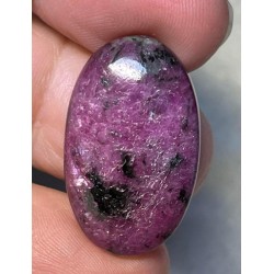Oval 28x17mm Ruby Zoisite Cabochon 18