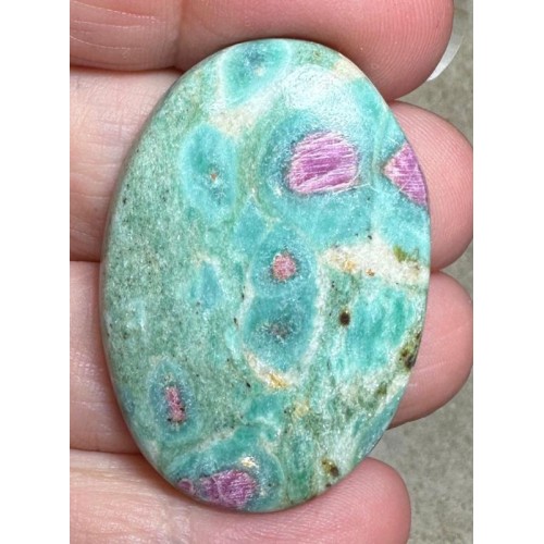 Oval 41x28mm Ruby Fuchsite Cabochon 41