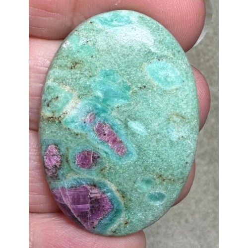 Oval 39x28mm Ruby Fuchsite Cabochon 44