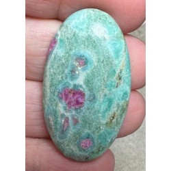 Oval 40x22mm Ruby Fuchsite Cabochon 54