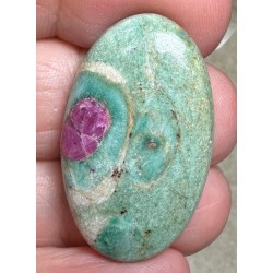 Oval 33x20mm Ruby Fuchsite Cabochon 56