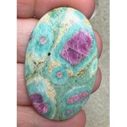 Oval 45x29mm Ruby Fuchsite Cabochon 60