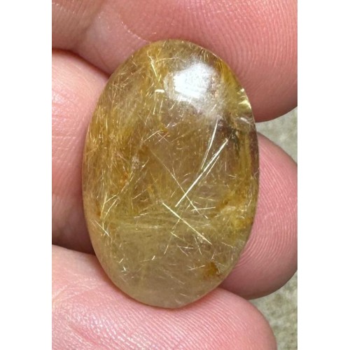 Oval 23x15mm Rutilated Quartz Cabochon 21