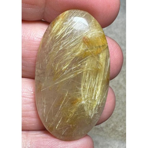 Oval 41x23mm Rutilated Quartz Cabochon 23