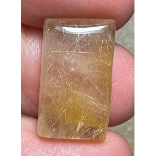 Rectangle 21x12mm Rutilated Quartz Cabochon 26