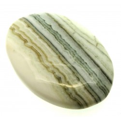 Oval 37x25mm Saturn Chalcedony Cabochon 09