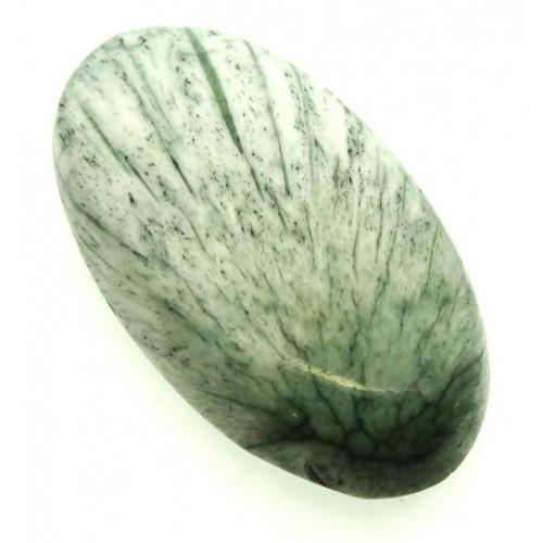 Oval 40x21mm Olive Scolecite Cabochon 06
