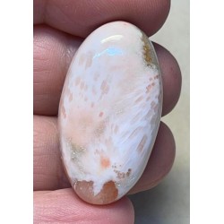 Oval 35x19mm Pink Scolecite Cabochon 24