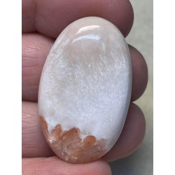 Oval 36x22mm Pink Scolecite Cabochon 45