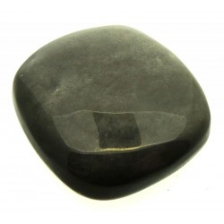 Rectangle 30x28mm Silver Sheen Obsidian Cabochon 14