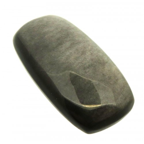 Rectangle 32x17mm Silver Sheen Obsidian Cabochon 21
