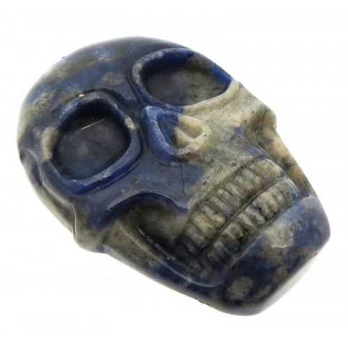 Skull 48x33mm Lapis Lazuli Cabochon 07