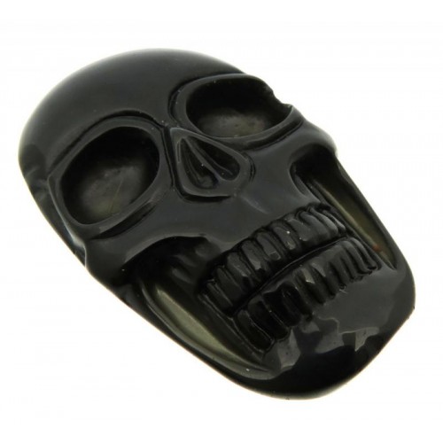 Skull 48x30mm Black Obsidain Cabochon 01