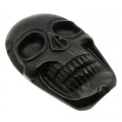 Skull 49x31mm Black Obsidian Cabochon 02