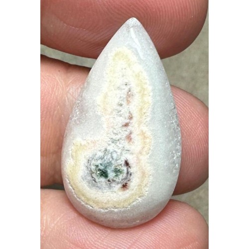 Teardrop 28x16mm Solar Moss Quartz Cabochon 27