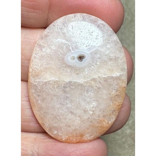 Oval 39x29mm Solar Moss Quartz Cabochon 39