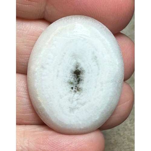 Oval 32x25mm Solar Moss Quartz Cabochon 46