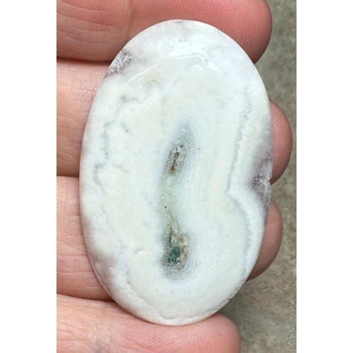 Oval 47x29mm Solar Moss Quartz Cabochon 47