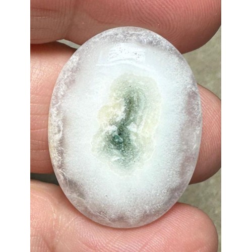 Oval 28x21mm Solar Moss Quartz Cabochon 51