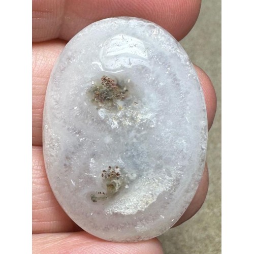 Oval 36x26mm Solar Moss Quartz Cabochon 53