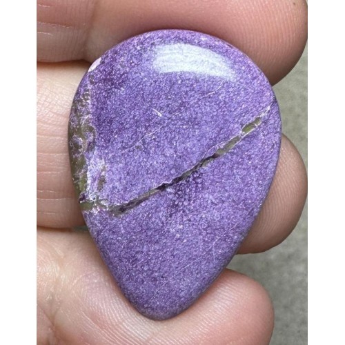 Teardrop 39x26mm Stichtite Cabochon 43