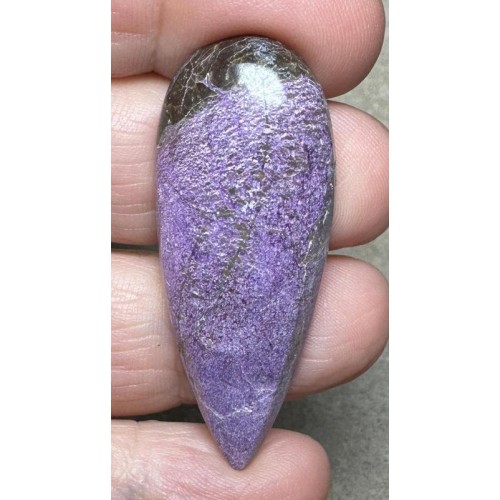 Teardrop 46x18mm Stichtite Cabochon 50