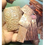 5x Textured Bare Copper Cut Offs Pack