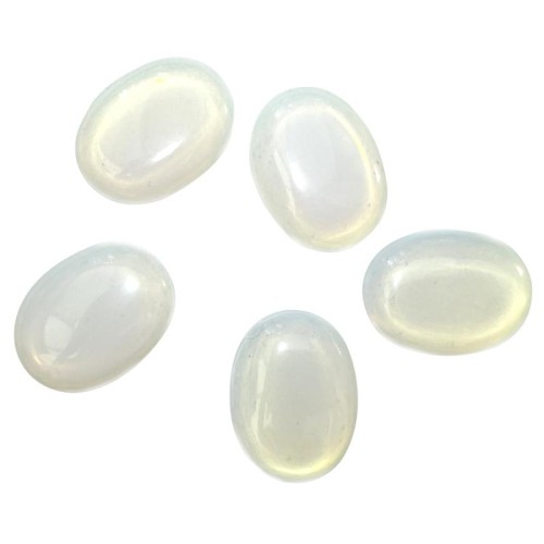 Single Oval 40mm Long Opalite Cabochon