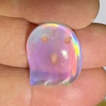 Single Freeform 22mm Long Aurora Opal Ghost Right Cabochon