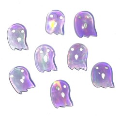 Single Freeform 22mm Long Aurora Opal Ghost Left Cabochon