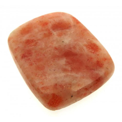 Rectangle 33x27mm Indian Sunstone Cabochon 05
