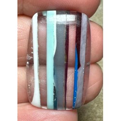 Rectangle 30x19mm Surfite Cabochon 09