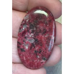 Oval 42x25mm Thulite Cabochon 34