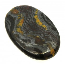 Oval 37x23mm Tiger Iron Cabochon 22