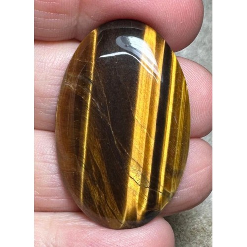 Oval 38x24mm Tigers Eye Cabochon 35