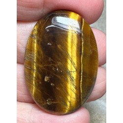 Oval 39x27mm Tigers Eye Cabochon 38