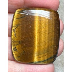 Rectangle 36x31mm Tigers Eye Cabochon 50