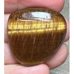 Teardrop 29x31mm Tigers Eye Cabochon 53