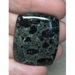 Rectangle 35x30mm Tourmaline in Zoisite Cabochon 18