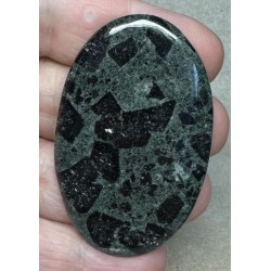 Oval 56x35mm Tourmaline in Zoisite Cabochon 19